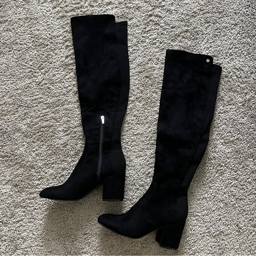 Marc Fisher Black Thigh High Boots